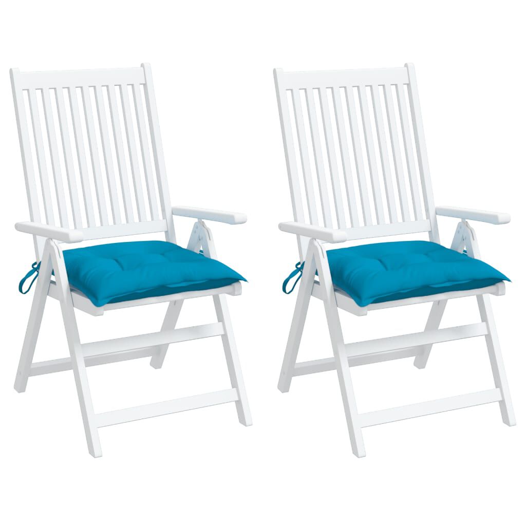 vidaXL Pallet Cushions 2pcs Light Blue 50x50x7 cm Oxford Fabric
