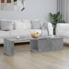 vidaXL Coffee Table Concrete Grey 150x50x35 cm Engineered Wood
