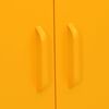 vidaXL Storage Cabinet Mustard Yellow 80x35x101.5 cm Steel