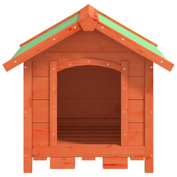 vidaXL Dog Kennel Brown 65x65x61.5 cm Solid Wood Pine