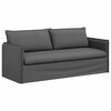 vidaXL Sofa Set 2 pcs Dark Grey 196 x 82 x 85 cm Fabric