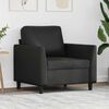 vidaXL Sofa Chair Black 60 cm Faux Leather