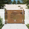 vidaXL Garden Gate 100x75 cm Corten Steel Tree Design