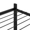 vidaXL Flower Stand 83x25x60 cm Black Iron