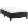 vidaXL Bed Frame without Mattress Black 100x203 cm Twin XL Faux Leather