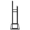 vidaXL Freestanding Towel Rack Black 48x24x78.5 cm Iron