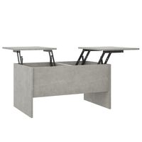 vidaXL Coffee Table Concrete Grey 80x50x42.5 cm Engineered Wood
