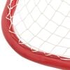 vidaXL Hockey Goal Red and White 183x71x122 cm Polyester