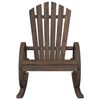 vidaXL Rocking Adirondack Chair Solid Wood Fir