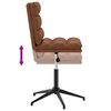 vidaXL Dining Chairs 6 pcs Brown Faux Leather