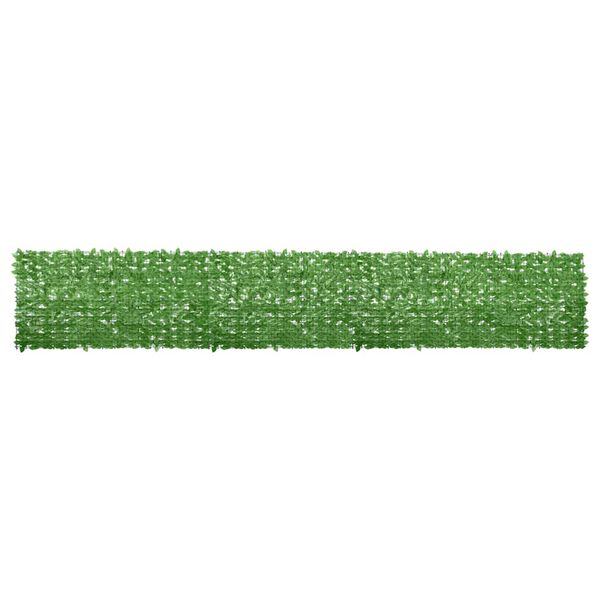 vidaXL Balcony Screen with Green Leaves 600x100 cm
