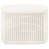 vidaXL Garden Table White 53x53x40 cm Plastic