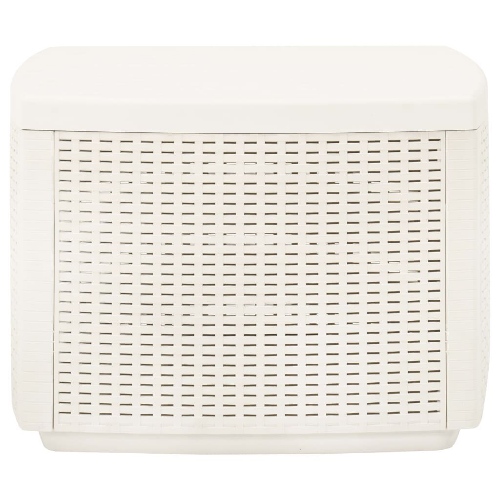 vidaXL Garden Table White 53x53x40 cm Plastic