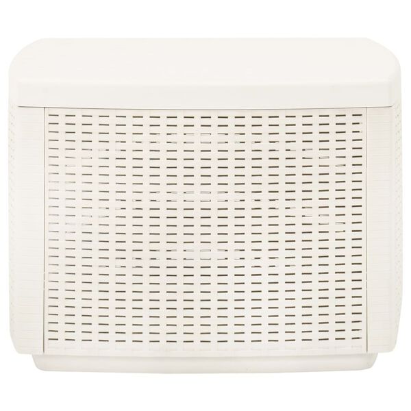 vidaXL Garden Table White 53x53x40 cm Plastic