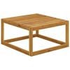 vidaXL 8 Piece Garden Lounge Set with Cushion Solid Acacia Wood