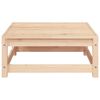 vidaXL Garden Footstools with Cushions 2 pcs Solid Pinewood