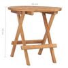 vidaXL 3 Piece Folding Outdoor Dining Set with Cushion Solid Teak Wood