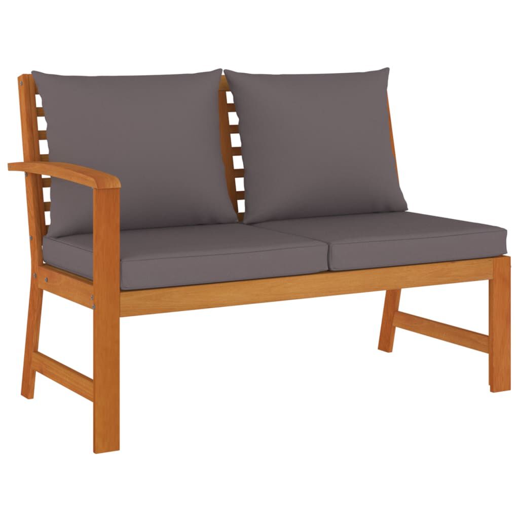 vidaXL 9 Piece Garden Dining Set with Cushions Solid Wood Acacia