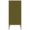vidaXL Storage Cabinet Olive Green 42.5x35x101.5 cm Steel