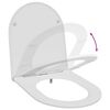 vidaXL Quick Release Toilet suitable for Seat White 44 x 36.4 x 3.4 cm Duroplast