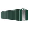 vidaXL Garden Shed Green 191x895x198 cm Galvanised Steel