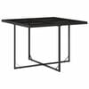 vidaXL 9 Piece Garden Dining Set with Cushions Grey Poly Rattan