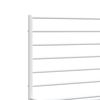 vidaXL Metal Bed Frame without Mattress with Footboard White 193x203cm
