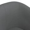 vidaXL Tub Chair Dark Grey Fabric