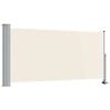 vidaXL Patio Retractable Side Awning 120 x 300 cm Cream