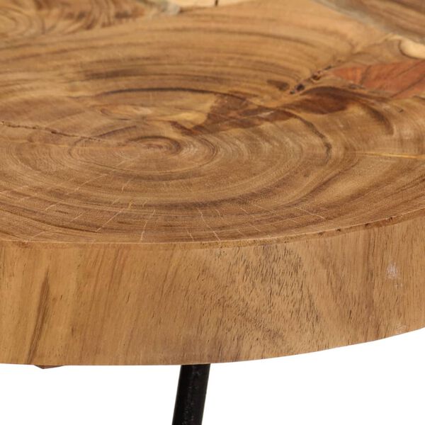 vidaXL Coffee Table 36 cm 6 Trunks Solid Wood Acacia