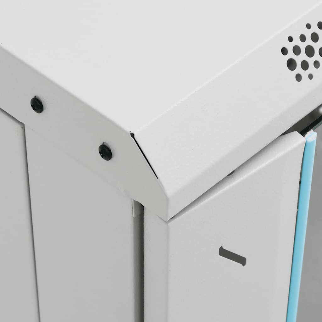 vidaXL 15U Network Cabinet with Swivel Feet 19" IP20 60x45x86 cm