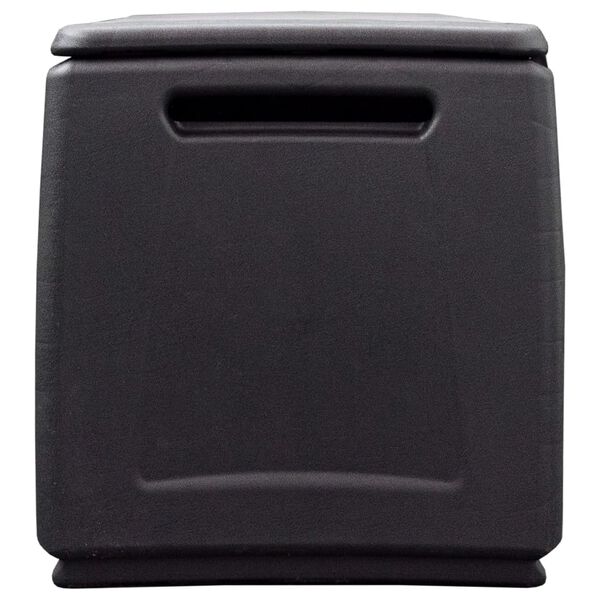 vidaXL Garden Storage Box 138x53x57 cm 330 L Dark Grey and Black