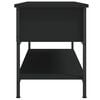vidaXL TV Cabinet Black 100x35x45 cm Engineered Wood