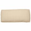 vidaXL Cushion Beige 120 x 50 x 12 cm Oxford Fabric