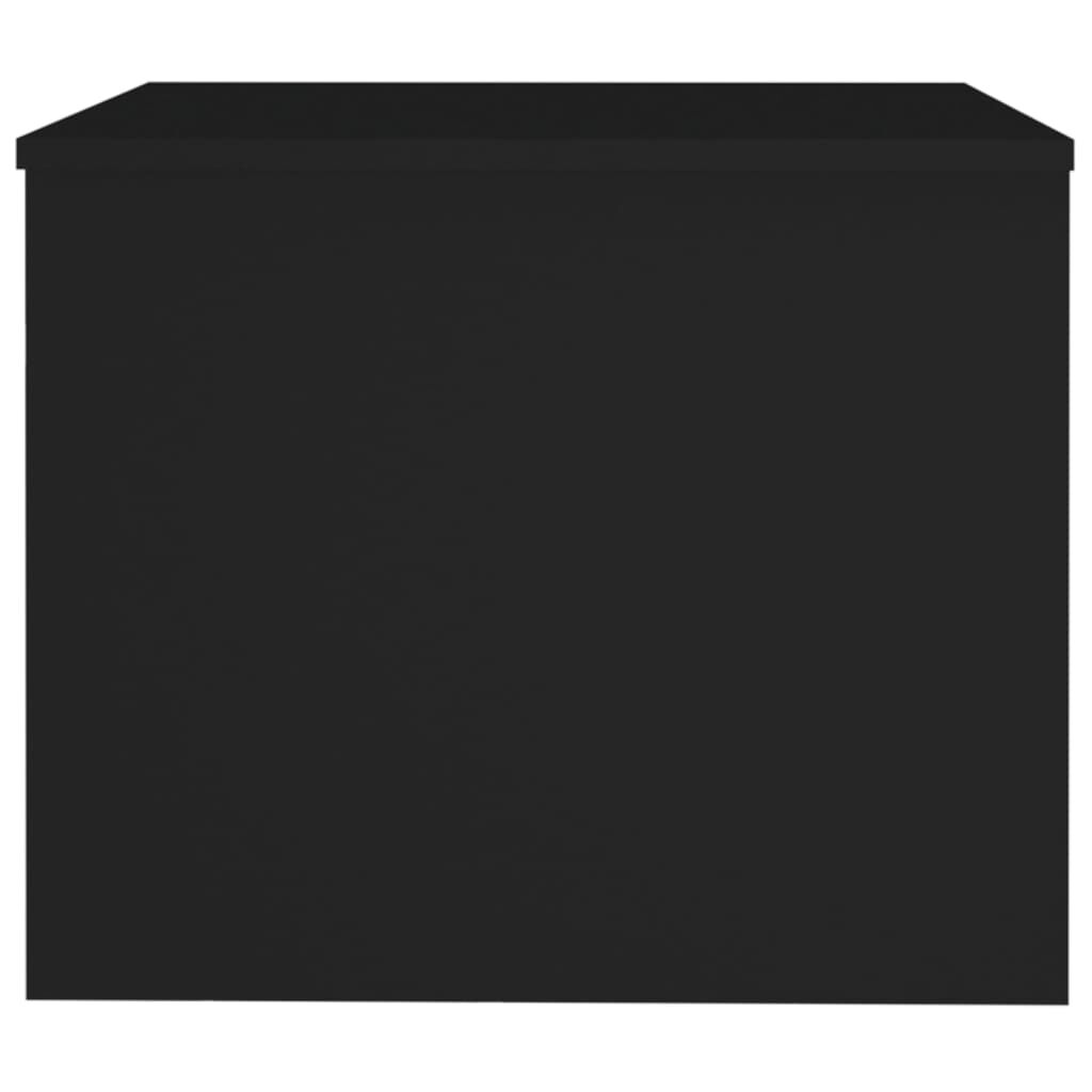 vidaXL Coffee Table Black 80x50x40 cm Engineered Wood