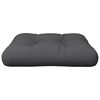 vidaXL Pallet Cushion 60x60x12 cm Grey Fabric