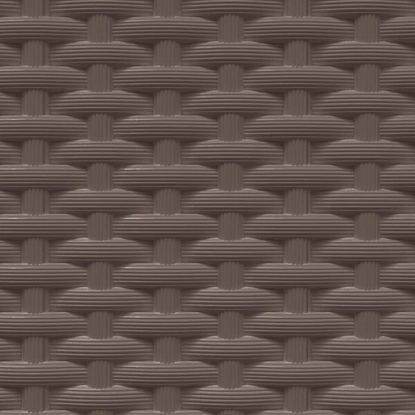 vidaXL Planters 2 pcs Brown 30x30x37 cm Polypropylene