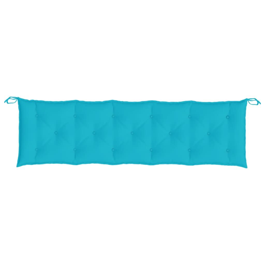 vidaXL Garden Bench Cushion Turquoise 180x50x7 cm Oxford Fabric
