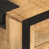 vidaXL Bedside Cabinet 43x30x51 cm Solid Rough Mango Wood