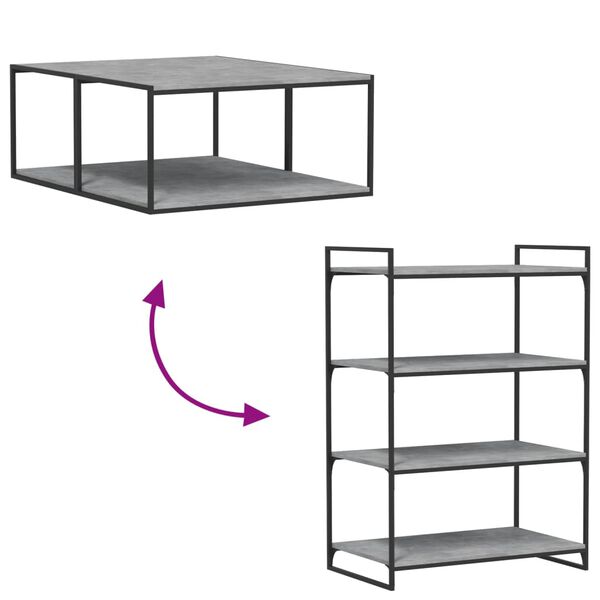 vidaXL Bookshelf Boards 8 pcs Concrete Grey 80x50x1.5 cm Engineered Wood