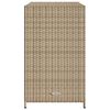 vidaXL Garden Storage Cabinet Beige 83x45x76 cm Poly Rattan