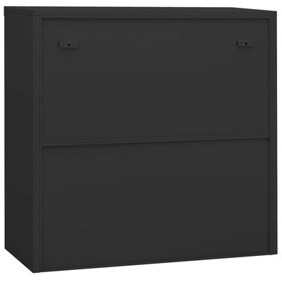 vidaXL Office Cabinet Anthracite 90x40x90 cm Steel