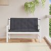 vidaXL Garden Bench Cushions 2 pcs Melange Anthracite 120x50x7 cm Fabric