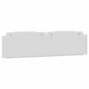 vidaXL Headboard Cushion "Viana" White 193 cm Faux Leather