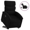 vidaXL Electric Stand up Recliner Chair Black Fabric