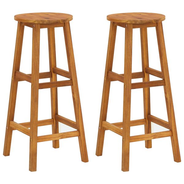 vidaXL 9 Piece Garden Bar Set Solid Wood Acacia