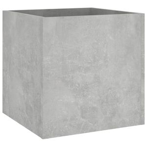 vidaXL Planter Box Concrete Grey 40x40x40 cm Engineered Wood