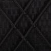 vidaXL Sun Lounger with Cushion Poly Rattan Black