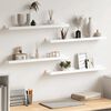vidaXL Wall Shelves 4 pcs White 60x9x3 cm