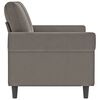 vidaXL 2-Seater Sofa Light Grey 120 cm Velvet